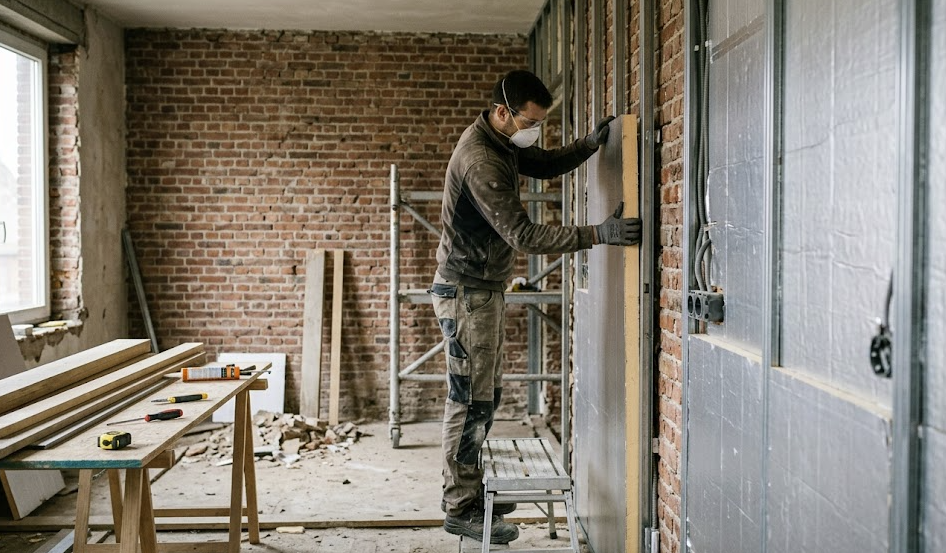 Rénover l'isolation des murs intérieurs